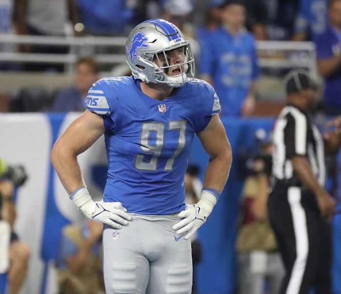 Detroit Lions edge rusher Aidan Hutchinson